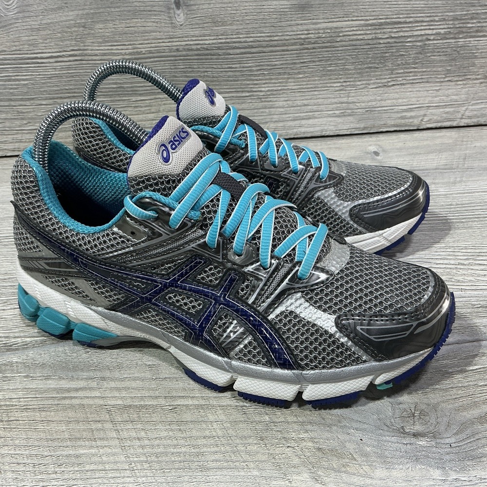 Asics Shoes Women's 8 D WIDE GT-1000 11 Running Sneakers Gray Athletic T2L7N